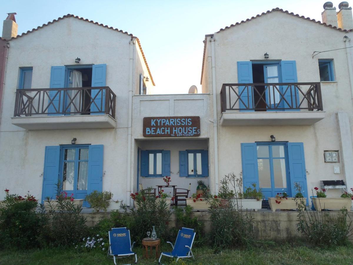Kyparissis Beach Houses Skala Mistegnon Exterior foto