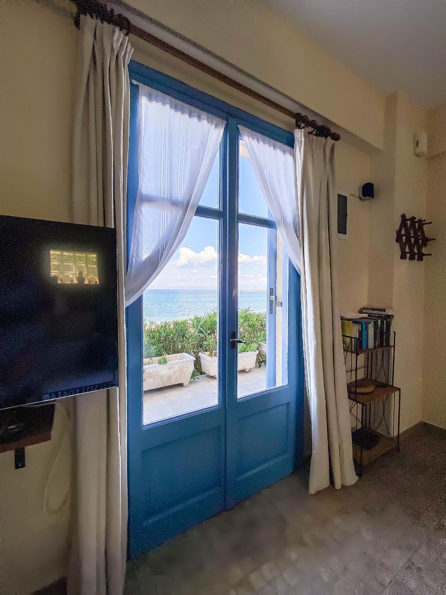 Kyparissis Beach Houses Skala Mistegnon Exterior foto