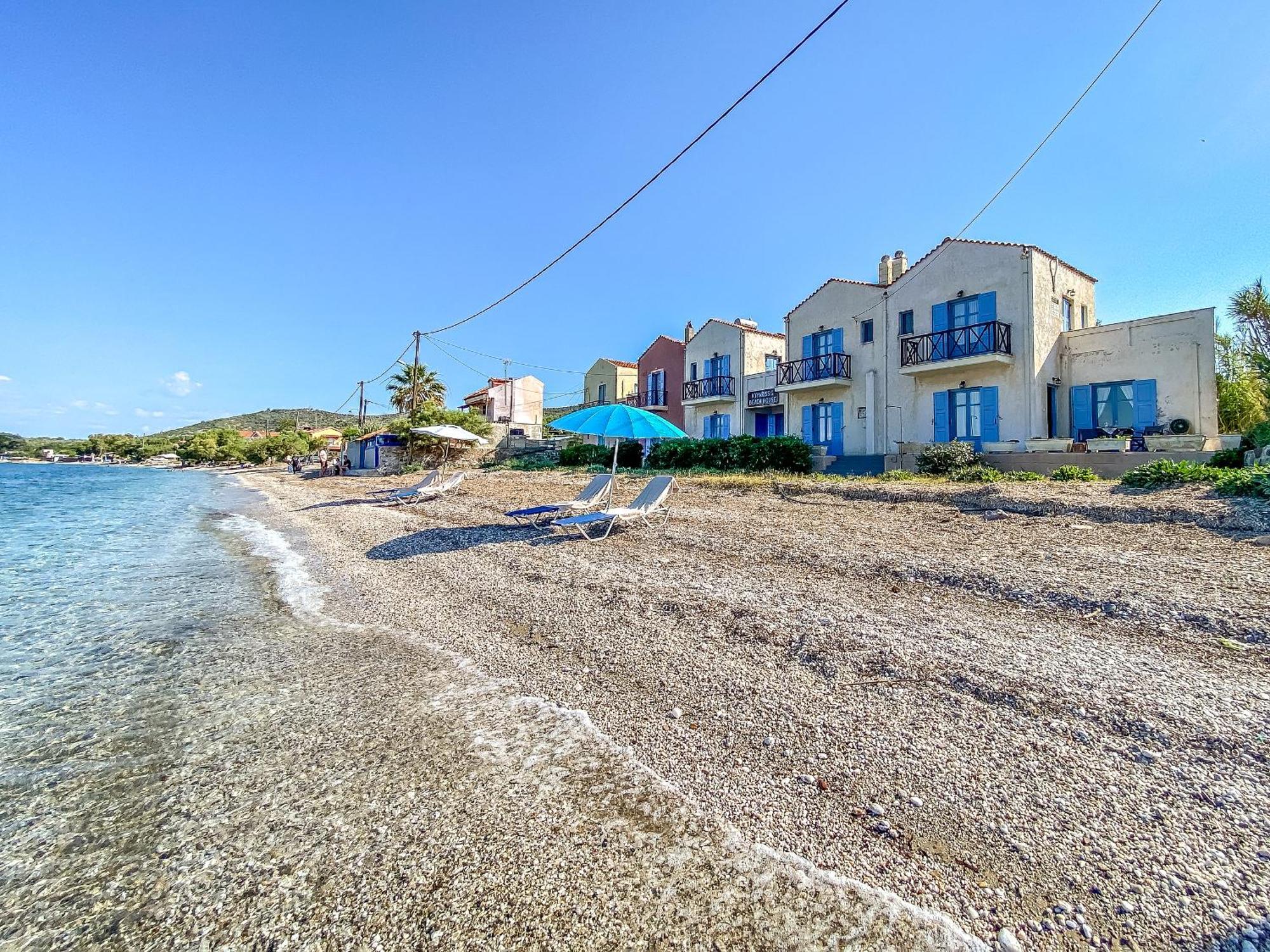 Kyparissis Beach Houses Skala Mistegnon Exterior foto
